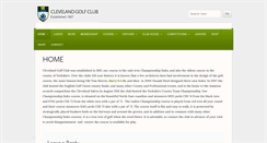 Desktop Screenshot of cleveland-golf-club.com